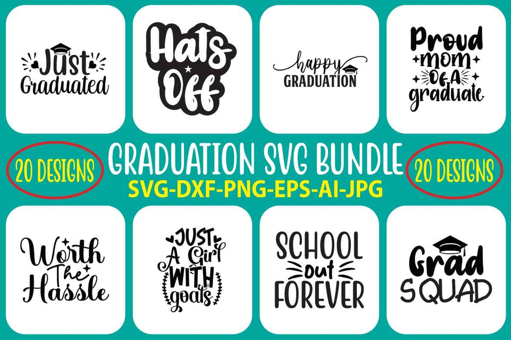 Graduation SVG Bundle - So Fontsy
