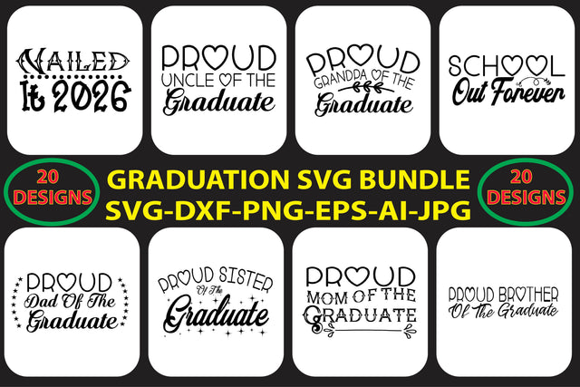 GRADUATION SVG BUNDLE SVG Syaman 
