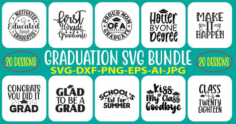Graduation SVG Bundle SVG Syaman 