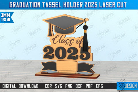 Graduation Tassel Holder Bundle | Graduation 2025 Award Design | Graduation Gift Idea | CNC Files SVG Fly Design 