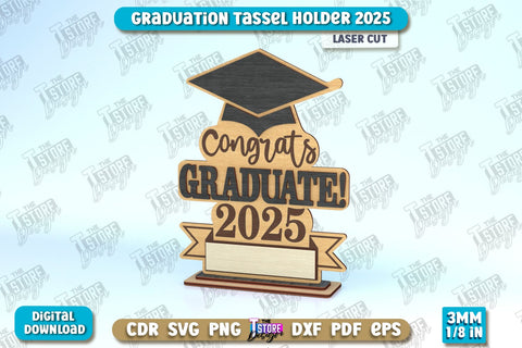 Graduation Tassel Holders Bundle | Graduation 2025 Award Design | Graduation Gift Idea | CNC Files SVG The T Store Design 