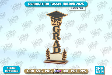 Graduation Tassel Holders Bundle | Graduation 2025 Award Design | Graduation Gift Idea | CNC Files SVG The T Store Design 