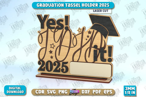 Graduation Tassel Holders Bundle | Graduation 2025 Award Design | Graduation Gift Idea | CNC Files SVG The T Store Design 