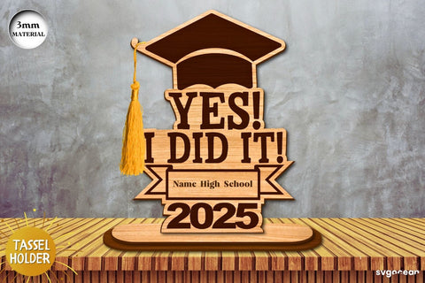 Graduation Tassel Holders Laser Cut SVG SvgOcean 