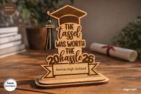 Graduation Tassel Holders Laser Cut SVG SvgOcean 