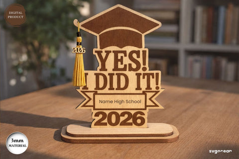 Graduation Tassel Holders Laser Cut SVG SvgOcean 