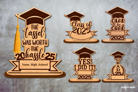 Graduation Tassel Holders Laser Cut SVG SvgOcean 