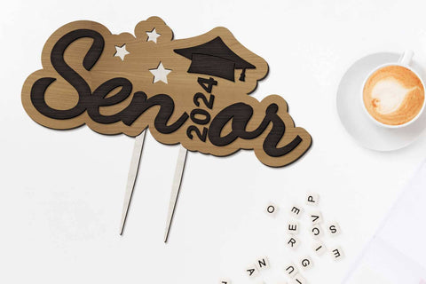 Graduation Toppers Set Multilayer Template SVG LaserCutano 