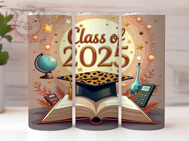 Graduation Tumbler, Class of 2025, 20oz Tumbler Wrap, Graduation Gift, Student Tumbler, High School Graduation, Custom Tumbler Sublimation Lara' s Designs 