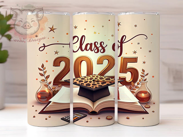Graduation Tumbler, Class of 2025, 20oz Tumbler Wrap, Graduation Gift, Student Tumbler, High School Graduation, Custom Tumbler Sublimation Lara' s Designs 