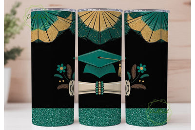 Graduation Tumbler Wrap PNG Sublimation PixelChick 