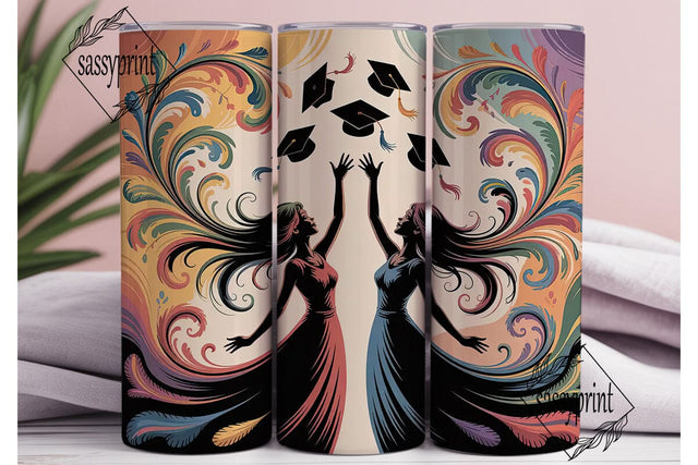 Graduation Tumbler Wrap PNG Sublimation sassyprint 