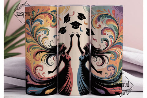 Graduation Tumbler Wrap PNG Sublimation sassyprint 