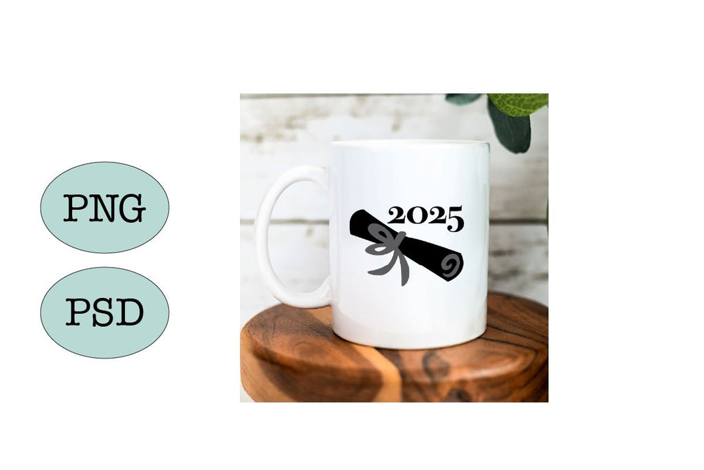 Graduation Word Art-2025 Diploma - So Fontsy