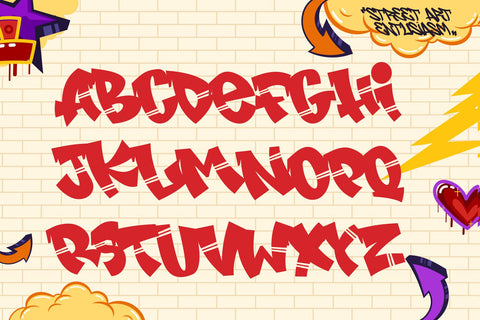 Graff Tales - Awesome Graffiti Font Font Mozzatype 