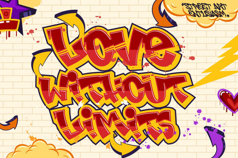 Graff Tales - Awesome Graffiti Font Font Mozzatype 