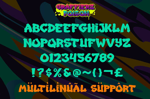 Graffierz Poison - 3d Graffiti Font Font Mozzatype 