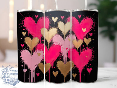Graffiti Valentine Heart Tumbler, Valentines Heart, Street Style, Urban Design, Tumbler Wrap, Sublimation Design, 20oz Tumbler Sublimation ToriDesigns 