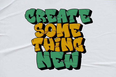 Graffix Impact - 3d Layered Break Graffiti Font Font Mozzatype 