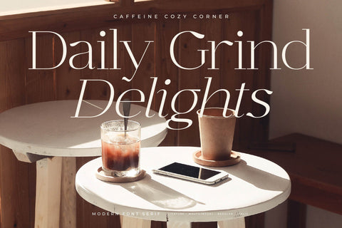 Graflows - Modern Font Serif Font Letterena Studios 