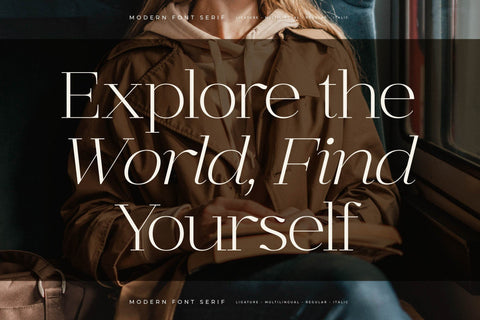 Graflows - Modern Font Serif Font Letterena Studios 