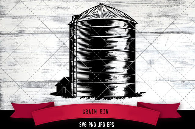 Grain Bin SVG, Farm SVG SVG Loveleen Kaur 