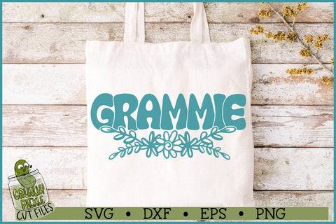 Grammie Flowers SVG File SVG Crunchy Pickle 