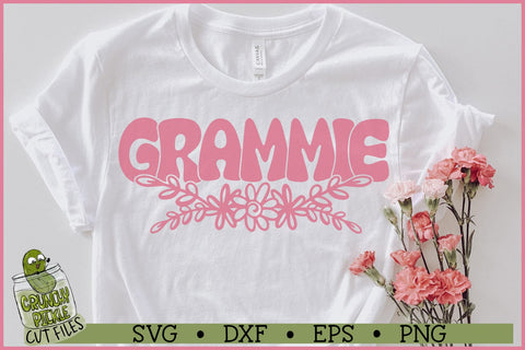 Grammie Flowers SVG File SVG Crunchy Pickle 