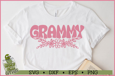 Grammy Flowers SVG File SVG Crunchy Pickle 
