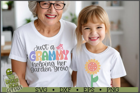 Grammy Helping Her Garden Grow SVG File SVG Crunchy Pickle 