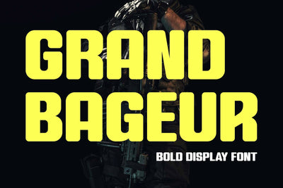 Grand Bageur - Elegant Condensed Font Arterfak Project 