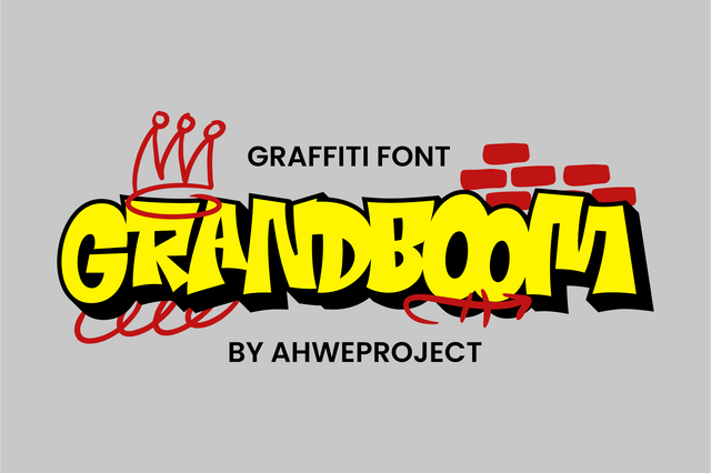 Grandboom Font ahweproject 