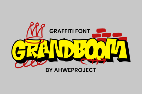 Grandboom Font ahweproject 