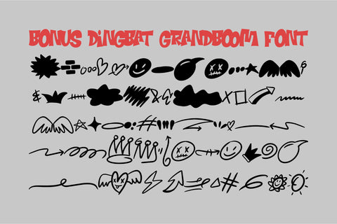 Grandboom Font ahweproject 
