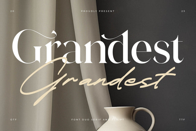 Grandest Font Duo Font Storytype Studio 