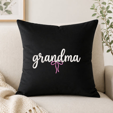 Grandma Bow Embroidery Design – Grandma Script Machine Embroidery File Embroidery/Applique DESIGNS PatternFeed8 