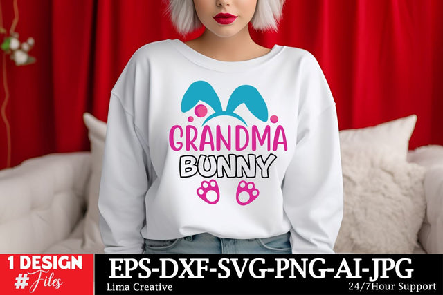 Grandma Bunny SVG Cut File SVG Insomnia Std 