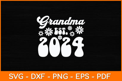 Grandma Est 2024 Retro Svg Design SVG artprintfile 