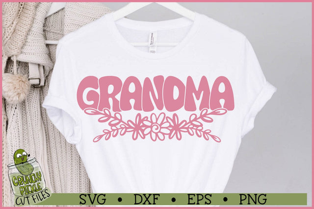 Grandma Flowers SVG File SVG Crunchy Pickle 