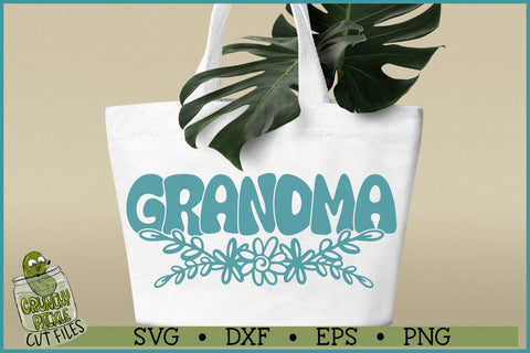 Grandma Flowers SVG File SVG Crunchy Pickle 