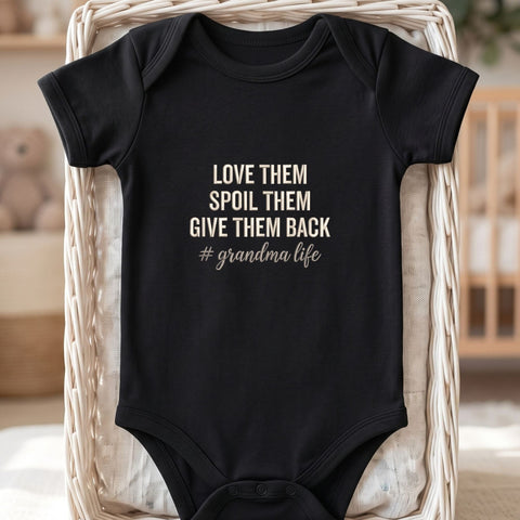 Grandma Life Embroidery Design – Love Them Spoil Them Give Them Back Funny Grandma Machine Embroidery File Embroidery/Applique DESIGNS PatternFeed8 