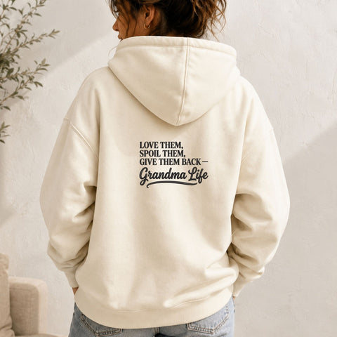 Grandma Life Machine Embroidery Design – Love Them Spoil Them Give Them Back Quote Embroidery/Applique DESIGNS PatternFeed8 