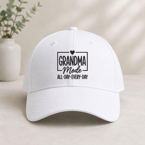Grandma Mode Machine Embroidery Design – All Day Every Day Grandma Quote Embroidery File Embroidery/Applique DESIGNS PatternFeed8 