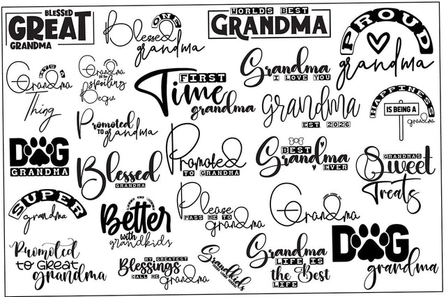 Grandma SVG Bundle, nana svg,Nana Granny svg, SVG orpitasn 