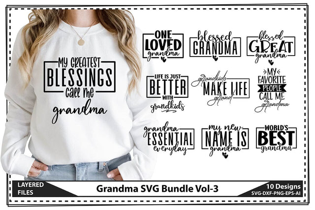 Grandma SVG Bundle Vol-3 SVG shah alam 