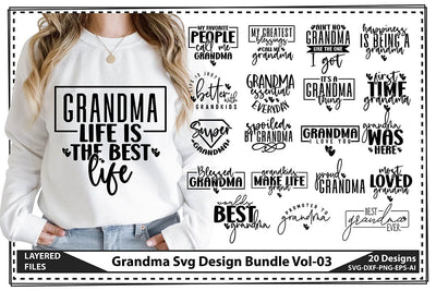 Grandma Svg Design Bundle Vol-03 SVG shah alam 