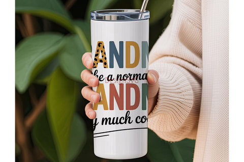 Grandma Tumbler Wrap PNG Sublimation DesignSVG 