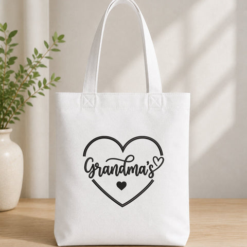 Grandma’s Heart Embroidery Design – Grandma Love Machine Embroidery File Embroidery/Applique DESIGNS PatternFeed8 