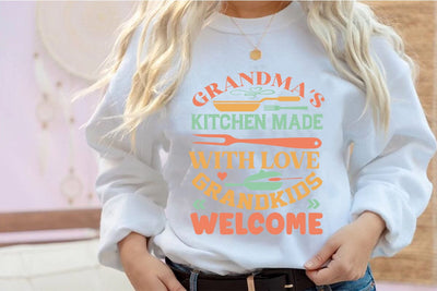 Grandmas Kitchen Made With Love Grandkids Welcome SVG Angelina750 