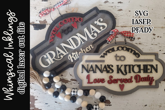 Grandma's Kitchen SVG file SVG Whimsical Inklings 
